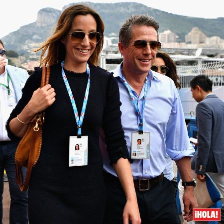 Hugh Grant and his wife, Anna Elisabet Eberstein making another public appearance.